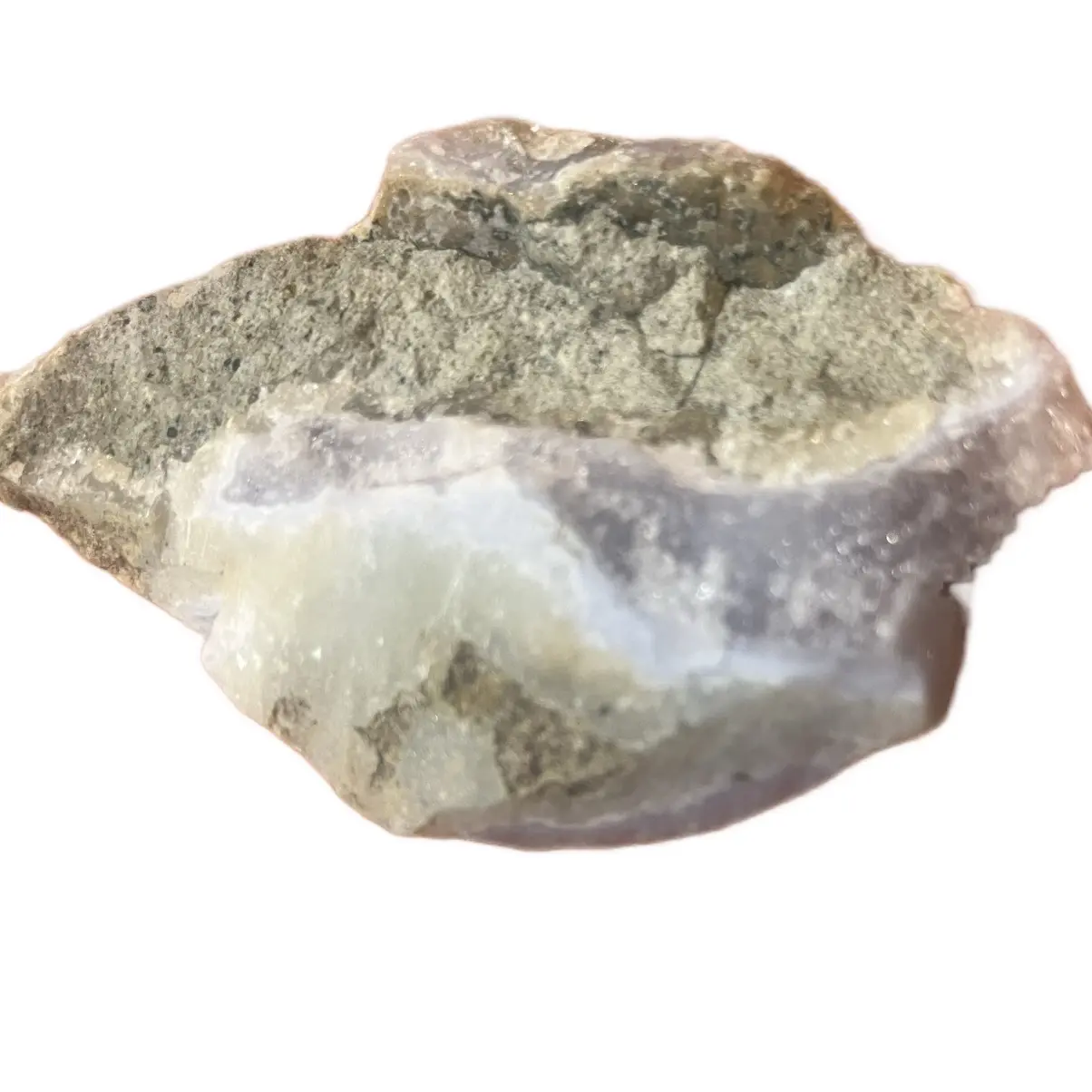 Blue Lace Agate Raw Crystal - Calming and Soothing Chalcedony