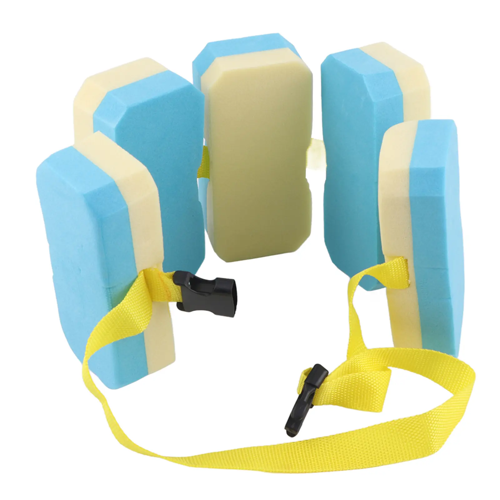 Youth Waist Floatation Aid Swim Belt - Durable Adjustable Strap, Non-Toxic EVA Foam Blocks, 76g Lightweight High Safety Flotation Device, Optimal Floatation for Aquatic Training Equipment (Up to 36in Waist for Non-Swimmers)