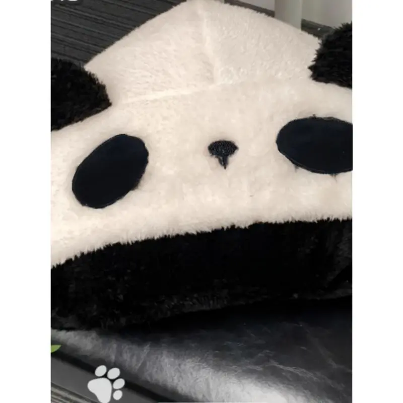 Hooded Panda Pajama Women's Autumn and Winter Coral Velvet, Robe Thickened with Velvet Home Clothes Hit Dress Womenswear Loungewear Hooded Panda Pajama Women's Autumn and Winter Coral Velvet, Robe Thickened with Velvet Home Clothes Hit Dress Womenswear Loungewear