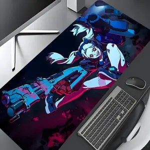 Anime Girl Pattern Mouse Pad, Rectangle Gaming Mouse Pad, Non-slip Rubber Base Keyboard Mat for Home Office Desk, Desk Accessories, Desk Decorations
