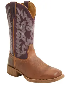 Justin Women's Ashtyn Performance Western Boot Broad Square Toe - Un2340