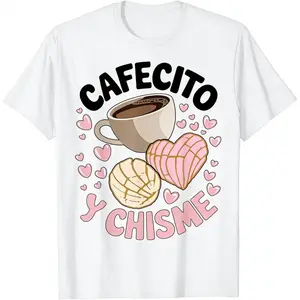 🥐[Graphic Tee]Latina Mexican Baked Concha Pastry Conchas T-Shirt, Cute Bakery Dessert Graphic Tee, Casual Summer Streetwear Top, Unisex Camiseta Verano, Vintage Sweet Treat Shirt for Women, Men, Teens, Foodie Lovers, Pastry Enthusiasts