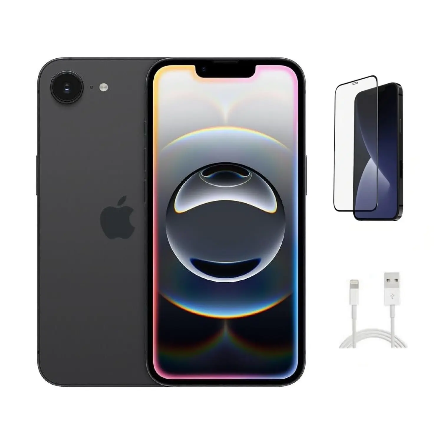Refurbished iPhone 16e (Unlocked)-Excellent Condition with Pre-Installed Tempered Glass & 1 Year Warranty A3212