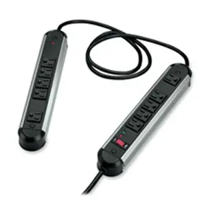 Fellowes FEL Surge Protector-1250 Joules-10 Outlets-6 ft. Cord-Black