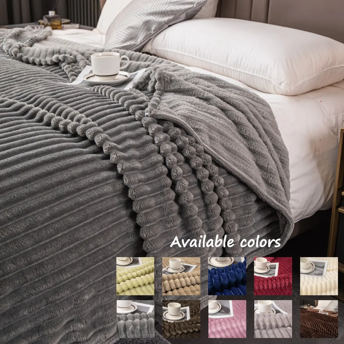 Cozy Soft Warm Throw Blanket for Couch or Bed Ultra Soft Fleece, Multiple Colors & Sizes All-Season Lightweight Washed Blanket for Living Room, Bedroom, Travel, Gifts Gentle Soft Blanket