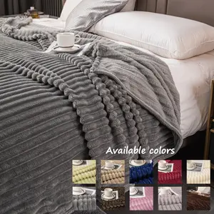 Cozy Throw Blanket for Couch or Bed Ultra Soft Fleece, Multiple Colors & Sizes All-Season Lightweight Washed Blanket for Living Room, Bedroom, Travel, Gifts Gentle Soft Blanket