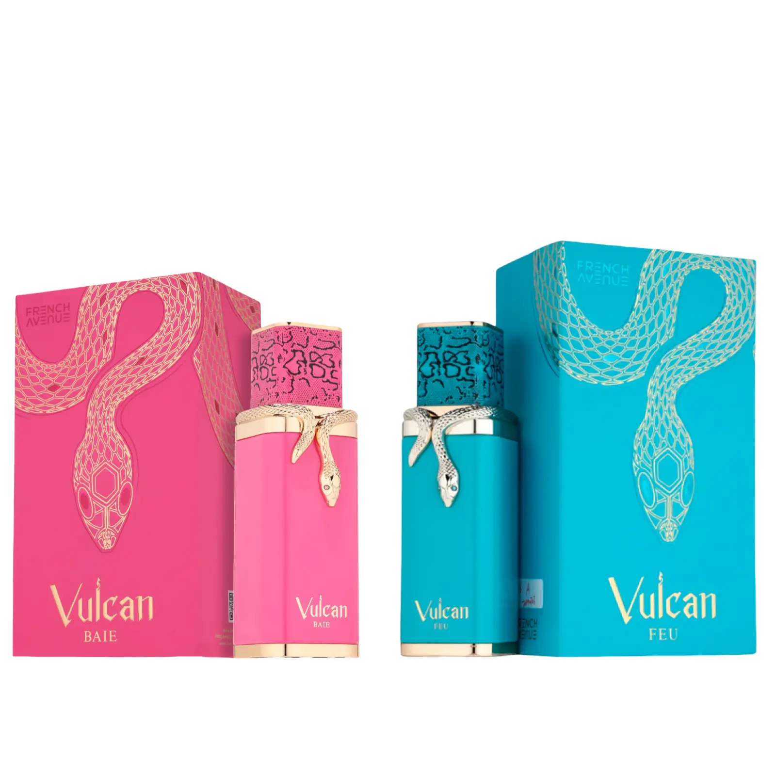 French Avenue Vulcan Baie EDP + Vulcan Feu EDP 100ml (3.4 oz ) - Fragrance Bundle of 2 French Avenue Vulcan Baie EDP + Vulcan Feu EDP 100ml (3.4 oz ) - Fragrance Bundle of 2