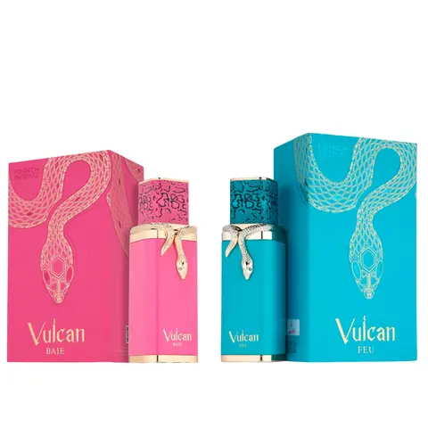 French Avenue Vulcan Baie EDP + Vulcan Feu EDP 100ml (3.4 oz ) - Fragrance Bundle of 2