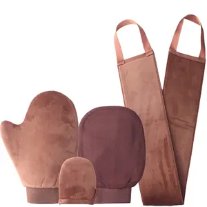 Self Tanner Mitt Applicator - 4 Pack Self Tanning Mitt with Self Tanning Glove for Self Tan Mitt, Back Applicator, Mini Self Tan Glove, Exfoliating Mitt, Tanning Mitts Self Tanner Glove Accessories Personal