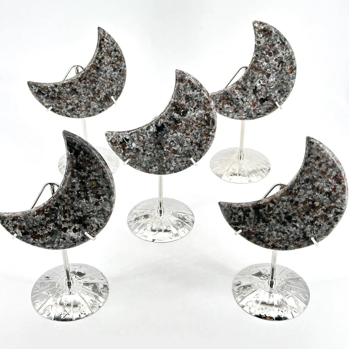 【Star Gate】1 count Yooperlite Moon Sculpture - Mystical Glow for Your Space