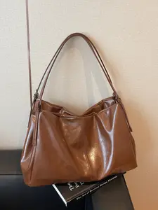 BYZZ Spring Unique Design Lazy Vibe Large Capacity Premium Slouchy Tote Shoulder Bag