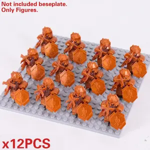 Movie Series Orc Uruk-hai Dwarves Army lotr Action Figures Mini Bricks Doll Assemble Building Blocks MOC DIY Toys for kid gift