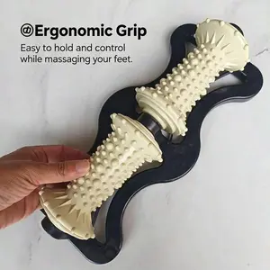 New Wooden Plastic Foot Massage Roller, Elevated Acupressure Meridian Board, Foot Therapy Health Care, Reflexology Mat