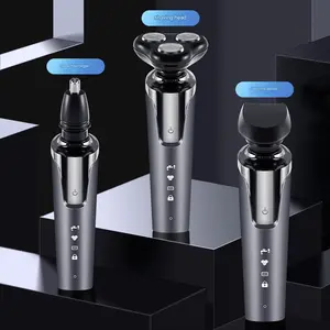 Men Professional Rechargeable Electric Shaver Trimmer Razor Hair Beard Shaving Durable Stainless Steel Comfort