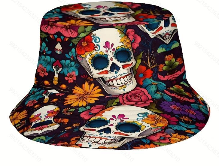 Trendy Bucket Hat for Women Men UV Protection Lightweight Outdoor Beach Hat