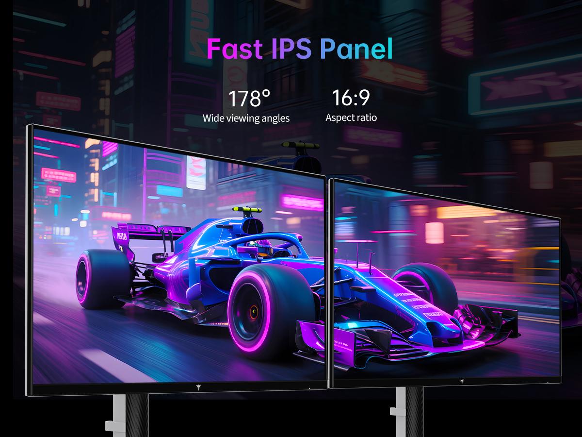 KTC 27" 4K Gaming Monitor, Dual Mode 4K UHD 160Hz & FHD 320Hz, LOGO RGB Light, Fast IPS, HDR400, Adaptive Sync, 90W Type-C, HDMI 2.1 & DP 1.4, Height Adjustment PC Monitor, VESA, KVM Support, H27P6