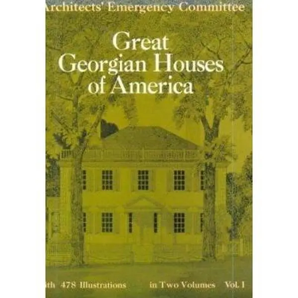 USED-Great Georgian Houses of America, Vol. 1 by Architects Emergency Committee (Paperback)