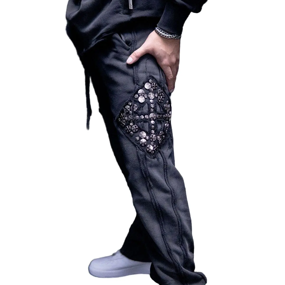 HUDSON MEN'S KNIGHT FLEECE SWEATPANTS