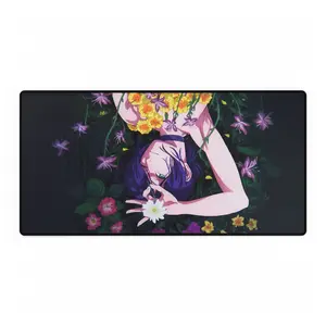 Chainsaw Man Anime Desk Mat, Reze Arc Anime Manga Gaming Mouse Pad, Extended Waterproof Non-Slip Desk Mats, Otaku Decor