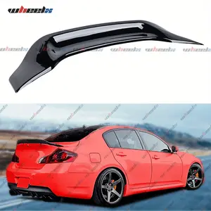 2009-2013 Infiniti G35/G37/G25/Q40 4-Door Sedan (NOT for Coupe Models) R Style High-Rise Duckbill Rear Spoiler/Wing (Gloss Black)