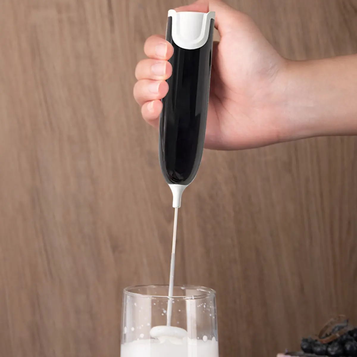 Handheld Electric Milk Frother Coffee Steamer, Kitchen Drink Foamer Whisk Mixer, Cappuccino Cream Maker, Espresso Blender, Egg Beater, Coffee Equipment, Coffee Accessories, Latte Cappuccino Maker, Coffee Bar Accessories