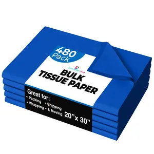 Dark Blue Tissue Paper 20 In. x 30 In. | 480 Sheets