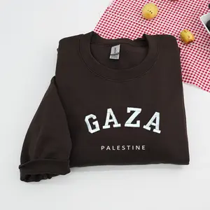 Custom Palestine City Embroidered Sweatshirt | Personalized Palestinian Crewneck | Middle Eastern Pride Sweatshirt | Gift for Palestine Supporters
