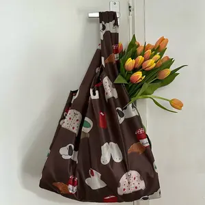 Cozy Girl Cute Reusable Shopping Bag