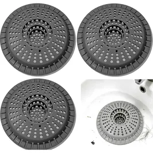 3 Pack Bathroom Sink Drain Strainer, Hair Catcher Shower Drain, Shower Drain Cover, Bathtub Hair Catcher,  Tub Hair  Stopper Accessories, Kitchen Sink Garbage Plug Bathroom Necessities