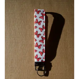 Mouse Bow Wristlet Keychain
