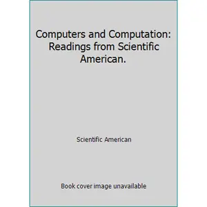 USED Book - Computers and Computation: Readings from Scientific American. by Scientific American (Paperback) - english