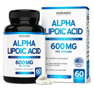 Alpha Lipoic Acid 600mg Per Serving for Men and Women (60 Vegan Capsules) - Healthcare Supplement