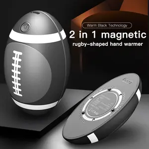 Rechargeable Hand Warmer Dual Pack, 5000mah Reusable Electric Heater, 20 Hours Long-Lasting Heat, Portable Pocket Heater for Outdoor Camping Hunting