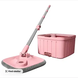￼ 【2026 New Arrivals】Trucozie Spin Mop with Self-Cleaning Bucket - Never Touch Dirty Water Again | 360° Flat Mop, Turbo Rinse System, Reusable Microfiber Pads, Wet Dry Mop for Kitchen Bathroom Hardwood Floors