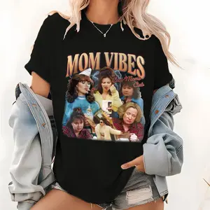 90’S Mom Vibes Shirt, Funny Mom Shirts, Cool Moms Club T Shirt, Funny Mom Life Tee, Mother's Day Gift, Cool Mom Gifts Top Womenswear