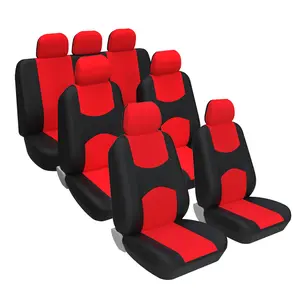 TOYOUN 7-Seat Car Seat Covers Set - Universally Compatible, Stylish Sporty Craftsmanship, Durable Comfort, Easy Installation - Complete Set for Families or Fleets, Premium Auto Interior Accessories