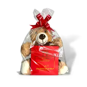 Mi Cubana Consentida Gift Set Aromas de la Isla for Women & Teddy Bear, incluye Alicia, Mariposa, Camerata, Gato Negro y Blue Moon in Anniversary Elegant Cuban Fragrances & Adorable Design Perfect for Special Occasions Friend