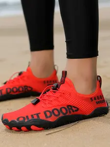 Men's Fashion Water Shoes, Quick-Dry Sporty River Trekking Shoes, Non-Slip Breathable Textile, Ideal for Fishing, Swimming, Beach, Beach Footwear, Quick Drying Shoes, Water Sports Shoes