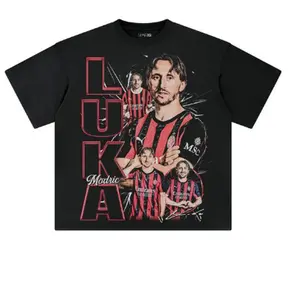 MODRIC MILAN Tee, Graphic Sport T-shirt, Vintage Soccer Player Shirt ,Playoffs,Y2k , Soccer Apparel , Gift For Soccer Fans, Gift For him