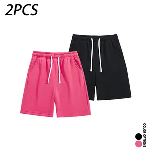 Available in multi-pack options; men’s casual shorts with a loose, comfortable fit and an elastic waistband—suitable for sports and fitness, ideal for summer beach vacations.summervibes