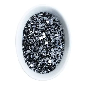 Coco Couture Blinged Out Glittery Sugar 3 oz Cube - Black White & Silver Edible Glitter Sprinkles for Cupcakes & Baked Goods FDA Approved Nut Free Kosher