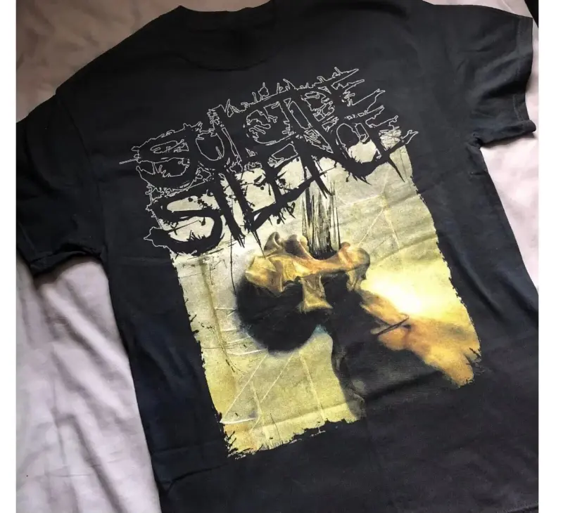 New Lightweight Su.i.c.i.d.e Silence Shirt Black Unisex All Sizes T Shirt Men's and Women's Summer Casual Crew Neck Cotton Tee