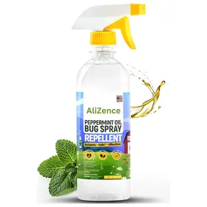16oz Peppermint Oil Bug Spray - Pet & Kid-Safe Indoor Pest Control Spray for Ants, Spiders, Roaches - Made in USA