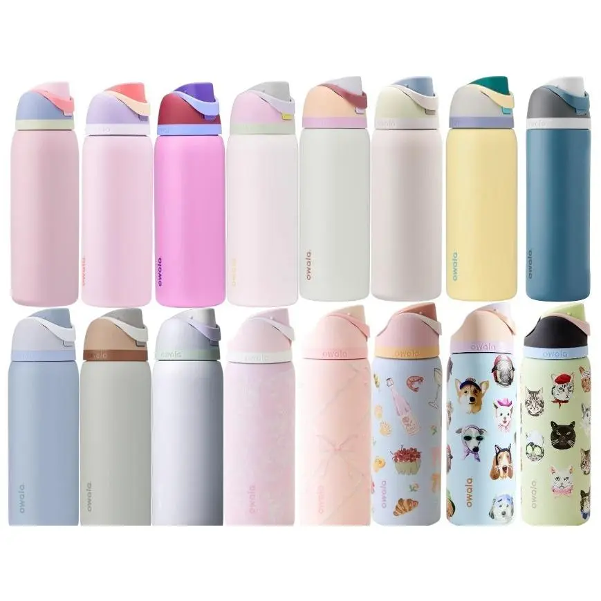 Owala FreeSip 32oz Insulated Stainless Steel WaterBottle 100% Original Brand NEW
