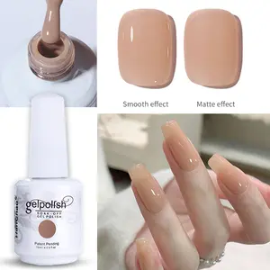 1pcs Light nude brown/milk tea nude color , No-Wash Dip-On Gel Nails, DIY Salon Quality Manicure Tool, Gift for Girls and Women