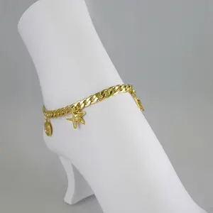 14K Real Color Anklets/Tobilleras - 6mm Width