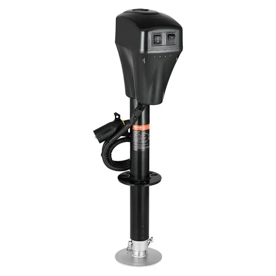 【DealsForYouDays】VEVOR Electric Trailer Jack, Power Tongue Jack Weight Capacity 4000 lbs, 9.84 - 33.85 Electric Tongue Jack with Waterproof Cover for Lifting RV Trailer, Horse Trailer, Utility Trailer, Yacht TrailerVEVOR Super Brand Day