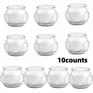 10 Pcs Floral Style Vintage Candle Holders, Wedding Table Centerpieces, Bridal Shower Decor, Rustic Wedding Decor, Tea Party