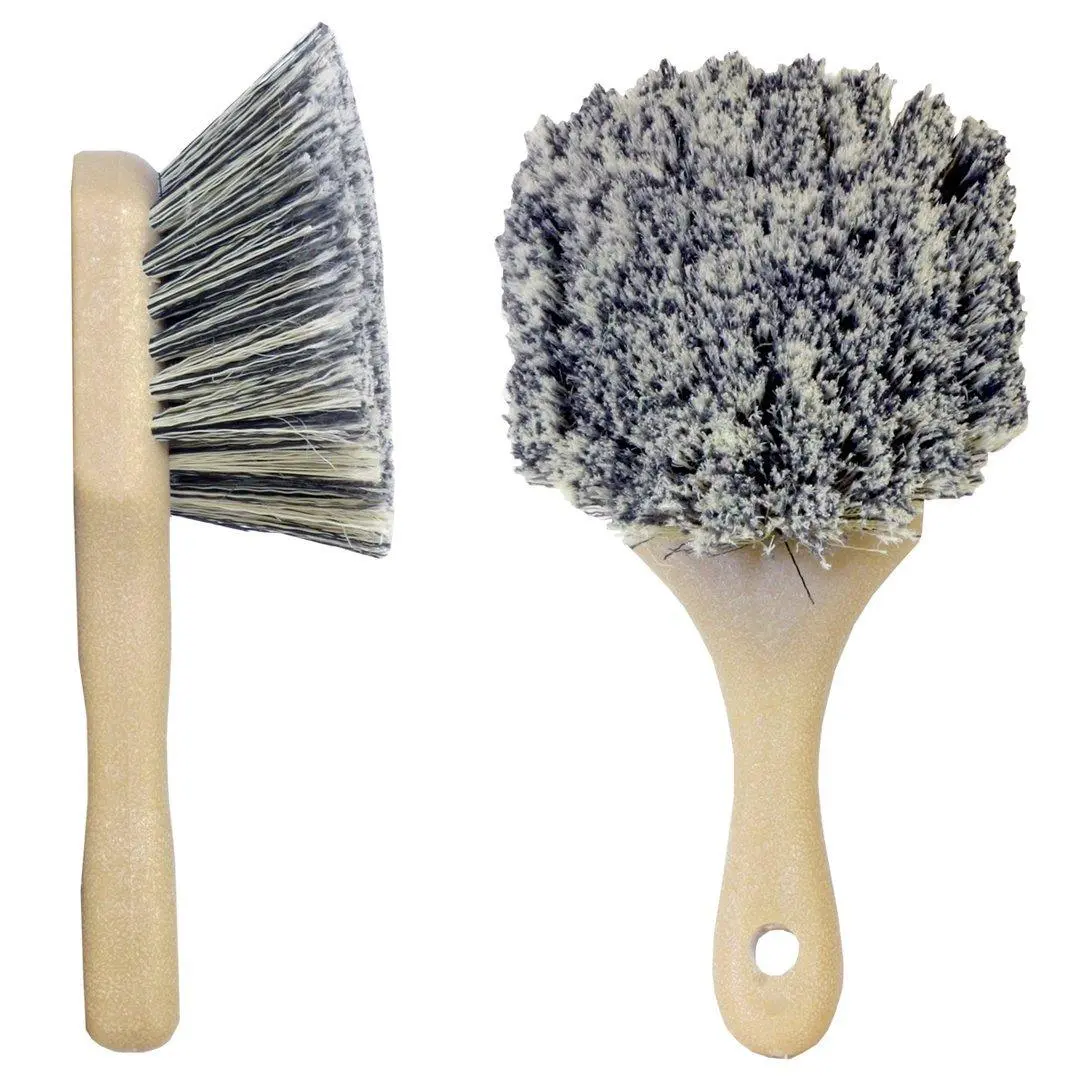 SM ARNOLD Flexible Density Professional Wheel Well and Tire Brush - Short Handle