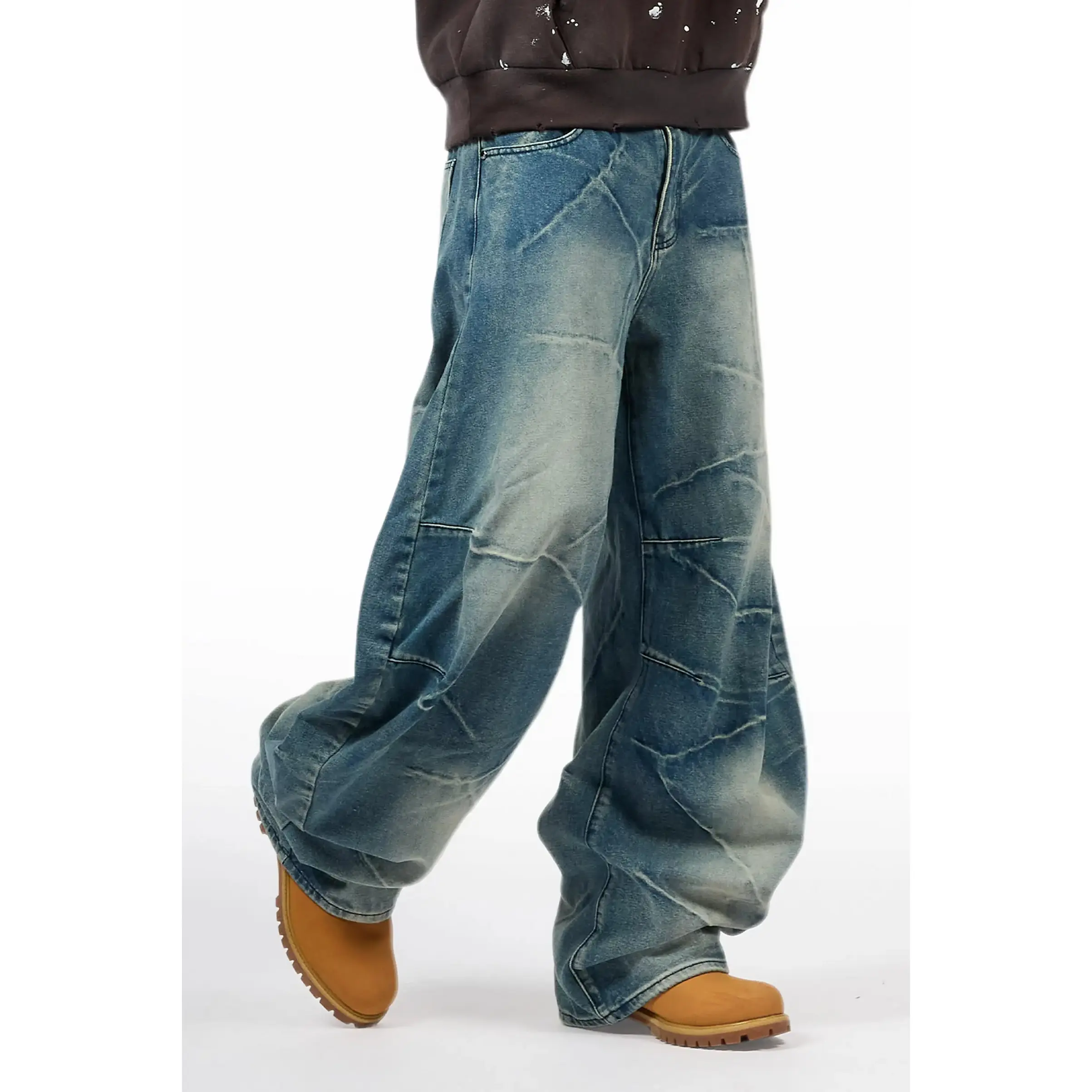 Harlem Blue Barrel Fit Jean